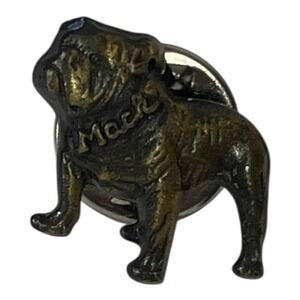 Mack Trucks Bulldog Dark Bronze Tone Pinback Lapel Hat Pin